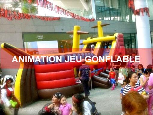 Animation chateau gonflable