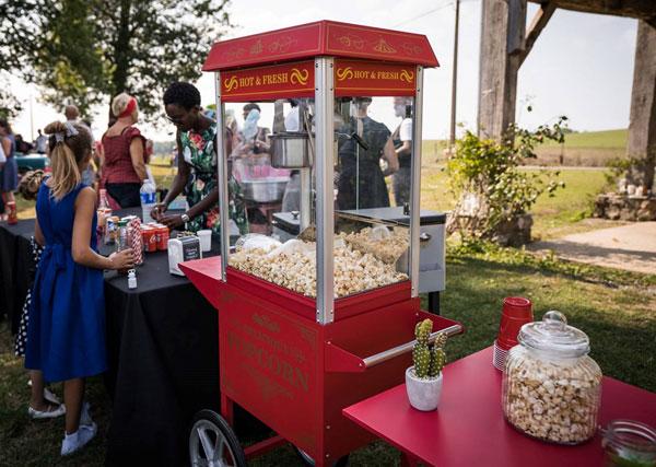 animation pop corn mariage Pays Basque