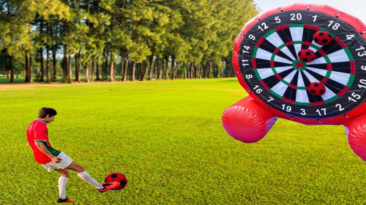 Cible foot velcro geante haut de page